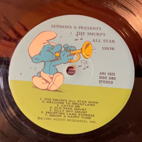 Vintage Smurf All-Star Show Vinyl Record | Collectible - Picture 6 of 8